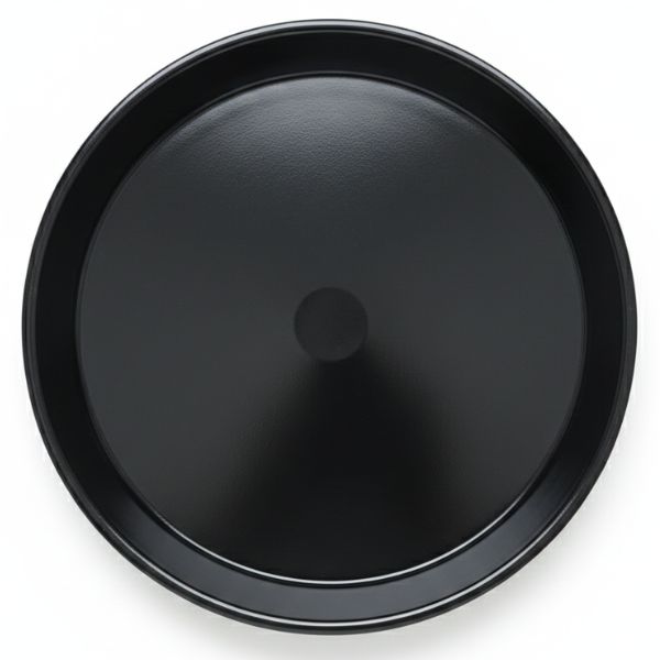 Kulatý pečící plech pro elektrické trouby LTC 40l, 35,5 x 4cm, smaltovaný, černý